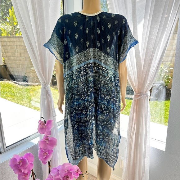 Pool To Party By Subtle Luxury Beach Dress Cover Up Multi. Floral Boho ONE SIZE - Picture 3 of 8